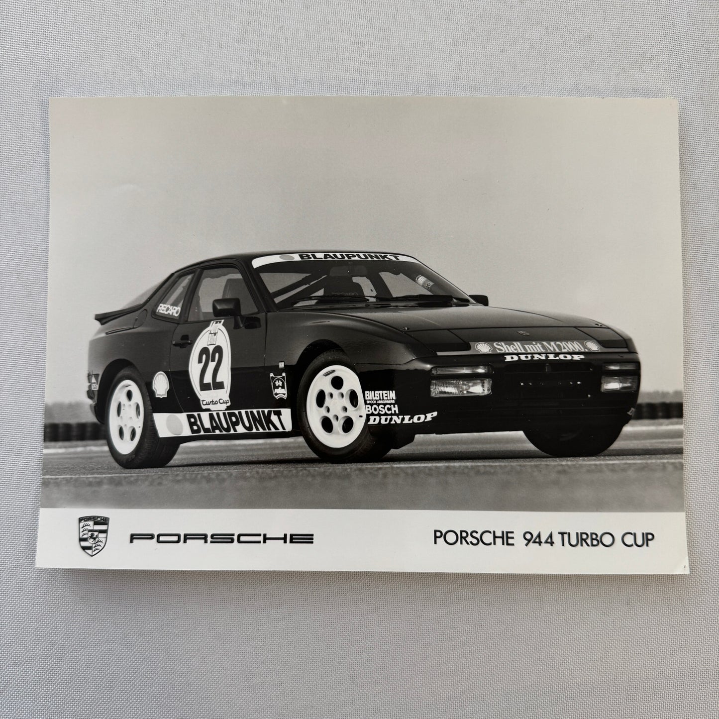 Porsche 944 Turbo Cup Factory Press Photo Photograph Print Vintage