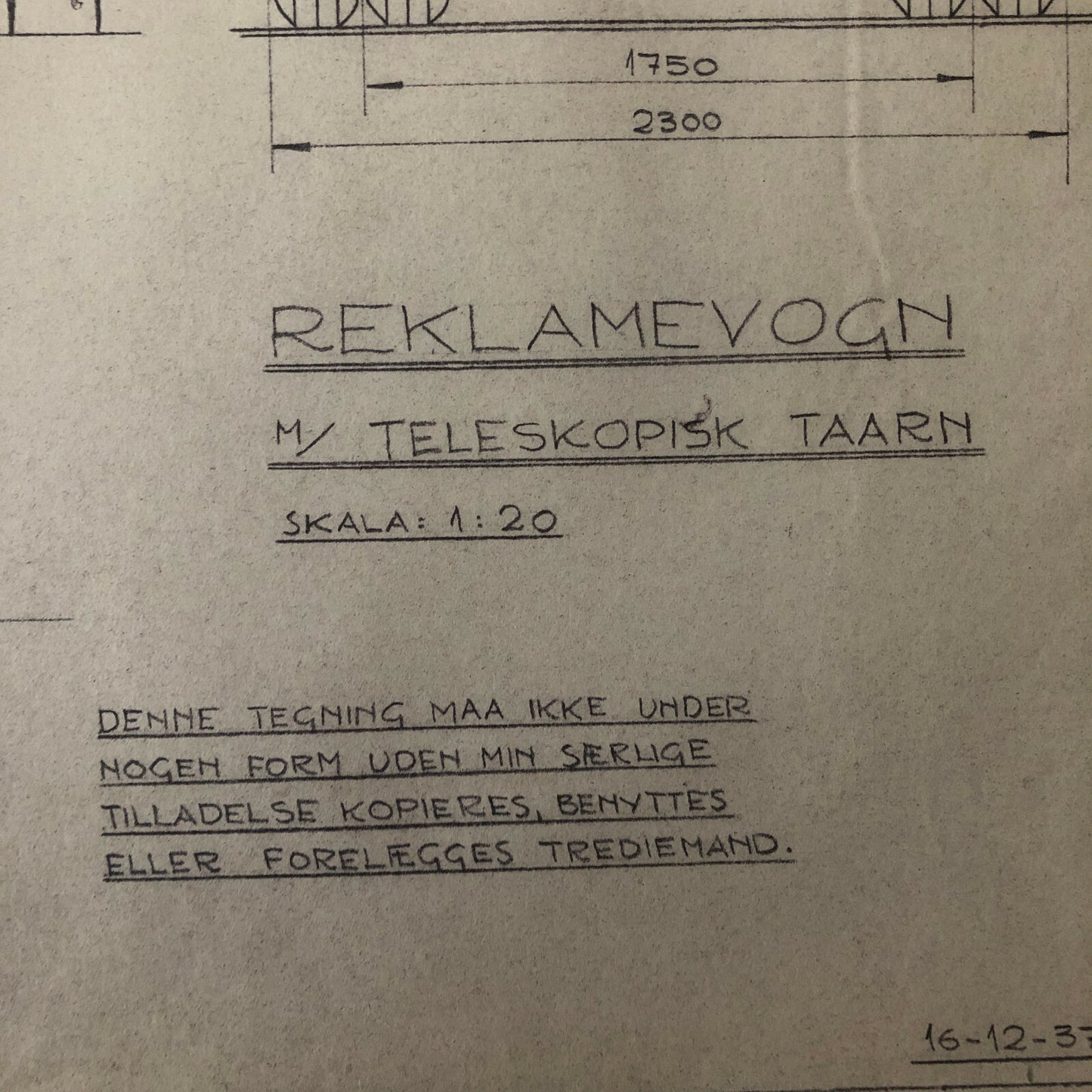 1937 Coachbuilder Bus Design Blueprint Rendering Blue Print Coach Bus Truck