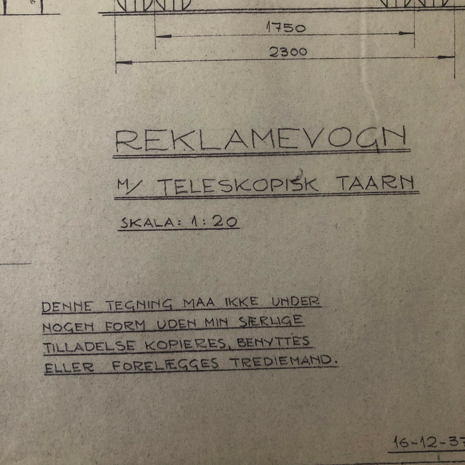 1937 Coachbuilder Bus Design Blueprint Rendering Blue Print Coach Bus Truck