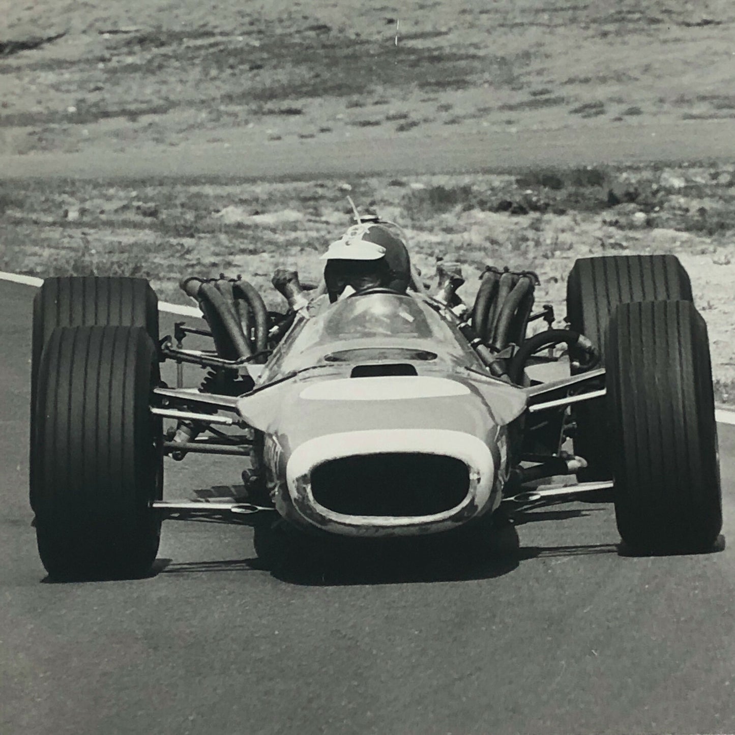 Vintage 1968 Grand Prix Racing Car DPPI Press Photo Photograph 