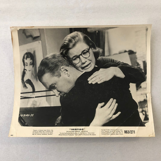 Alfred Hitchcock Vertigo Movie Film Photo Photograph James Stewart Kim Novak