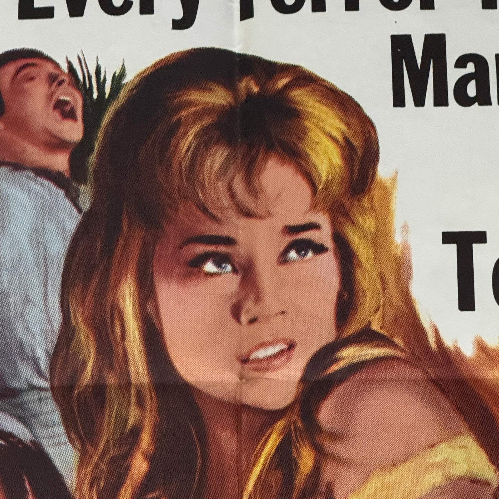 Vintage Movie Poster East of Sudan Film 1964 Anthony Quayle Silvia Syms