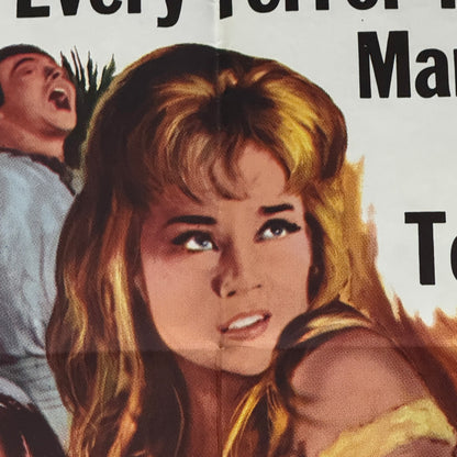 Vintage Movie Poster East of Sudan Film 1964 Anthony Quayle Silvia Syms