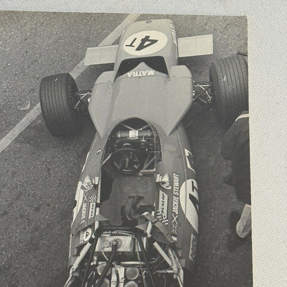 Vintage Racing Photo Photograph Jackie Stewart Matra Car Motorsport