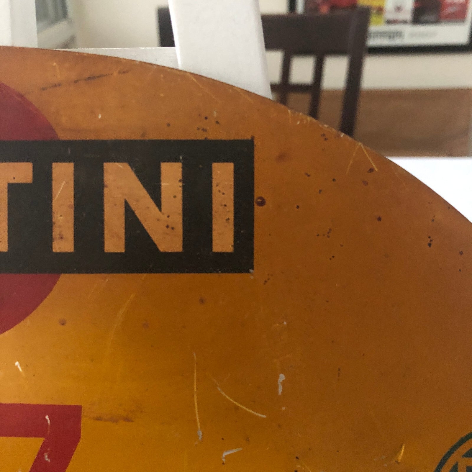 1962 RAC Zuid Brabant Grensrit Car Rally Rallye Participant Plate w/ Martini Ad