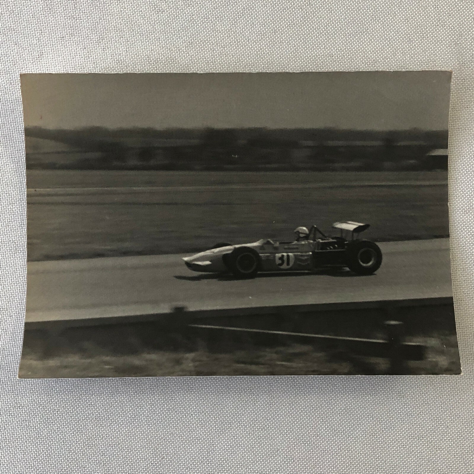 Vintage Racing Car Photo Photograph - Xavier Perrot March 702 Squadra Tartaruga