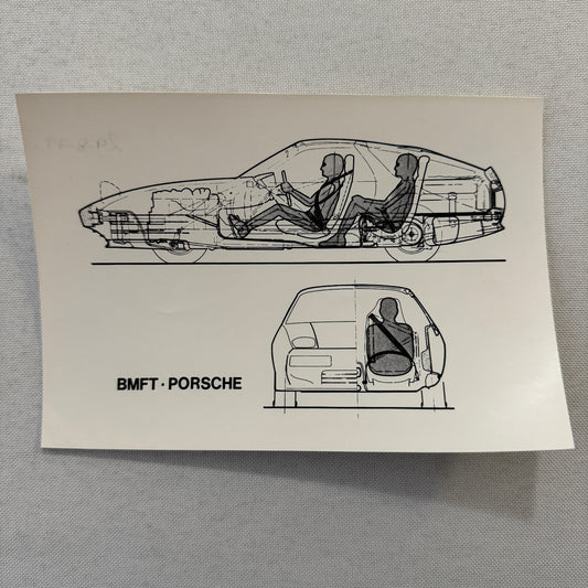 Porsche Car Cutaway illustation Photo Photograph Porsche 924 Porsche 928