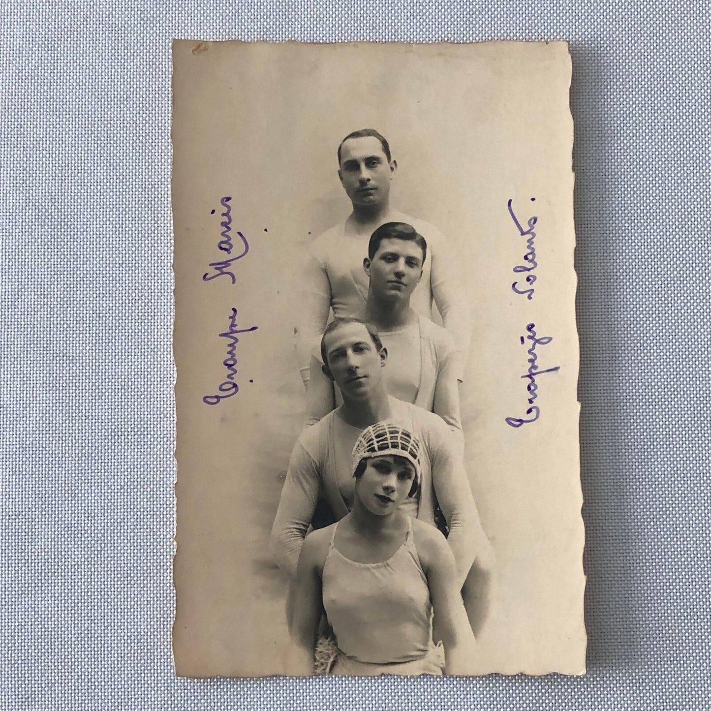 Circus Performer Real Photo Postcard Post Card RPPC Photograph