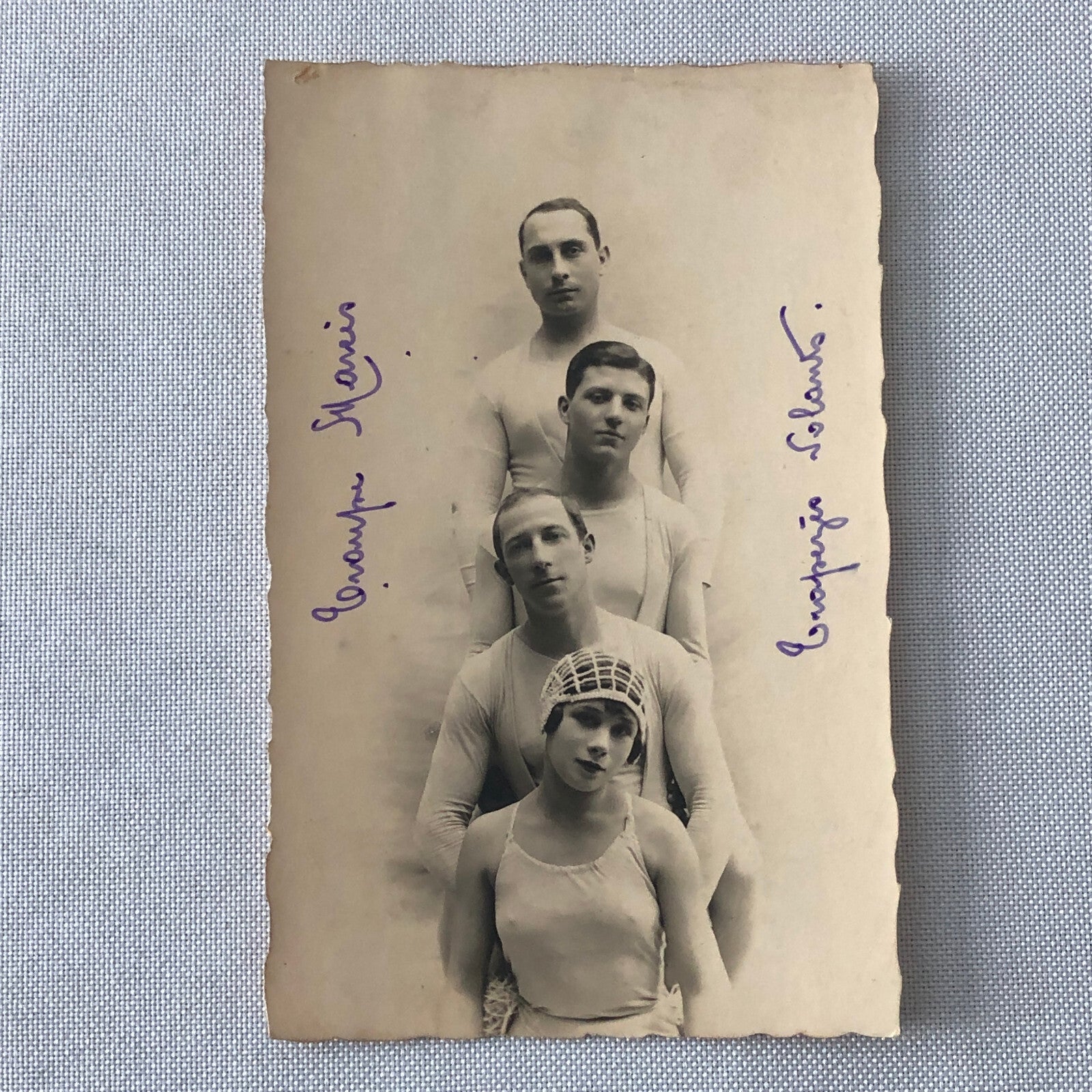 Circus Performer Real Photo Postcard Post Card RPPC Photograph