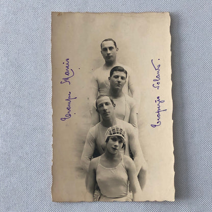 Circus Performer Real Photo Postcard Post Card RPPC Photograph