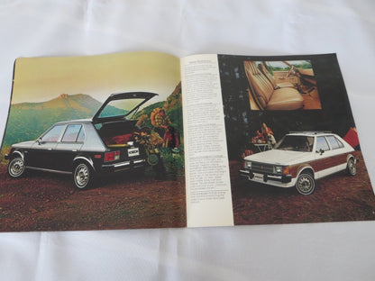 1980 Plymouth Horizon Sales Brochure Catalog TC3 