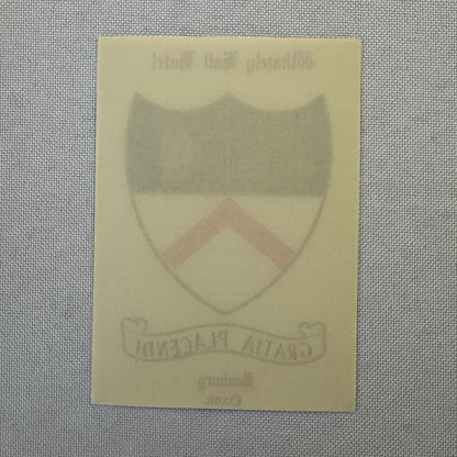 Vintage Hotel Travel Luggage Label Whately Hall Hotel Banbury Oxon England UK