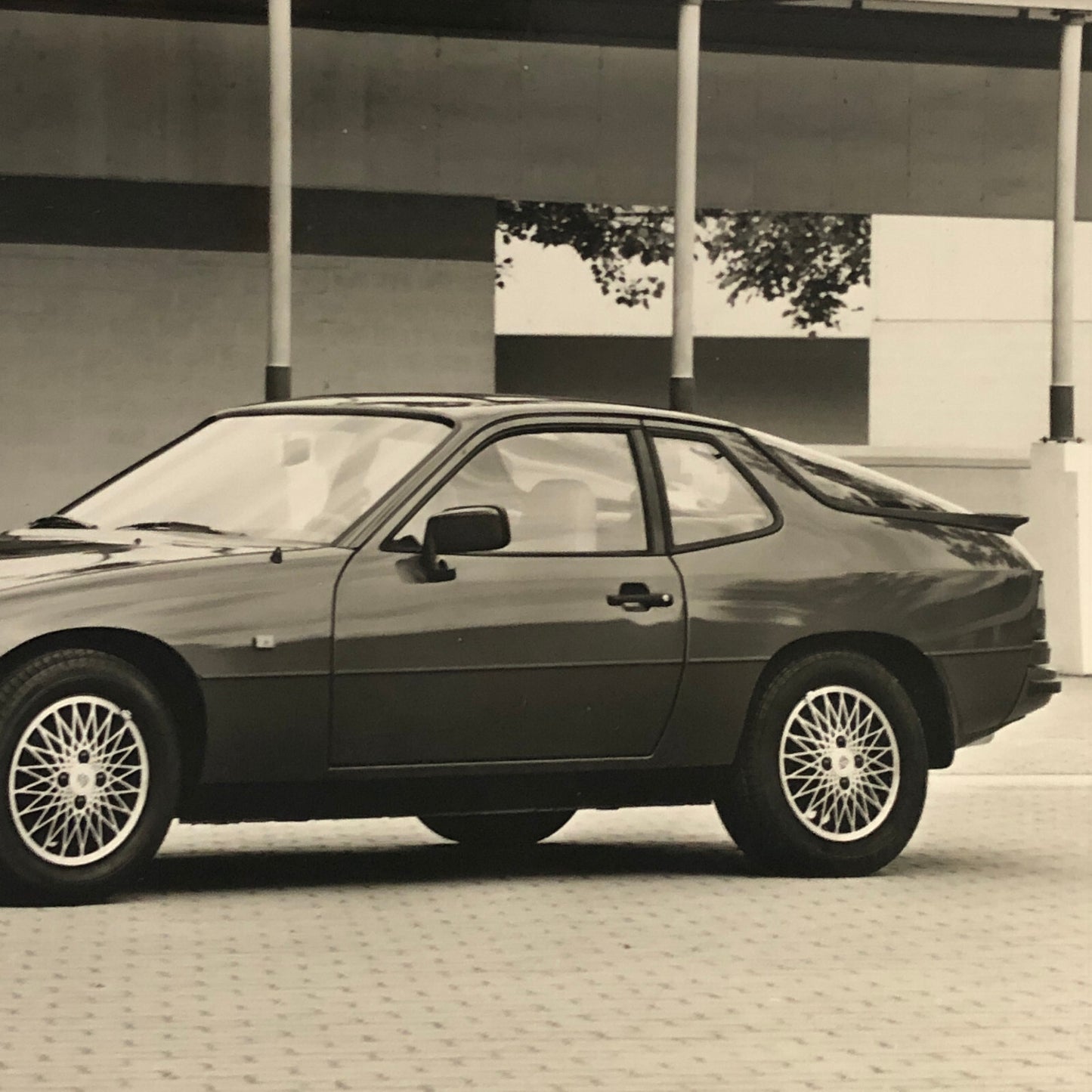 Vintage Porsche 924 Car Photo Photograph Print German