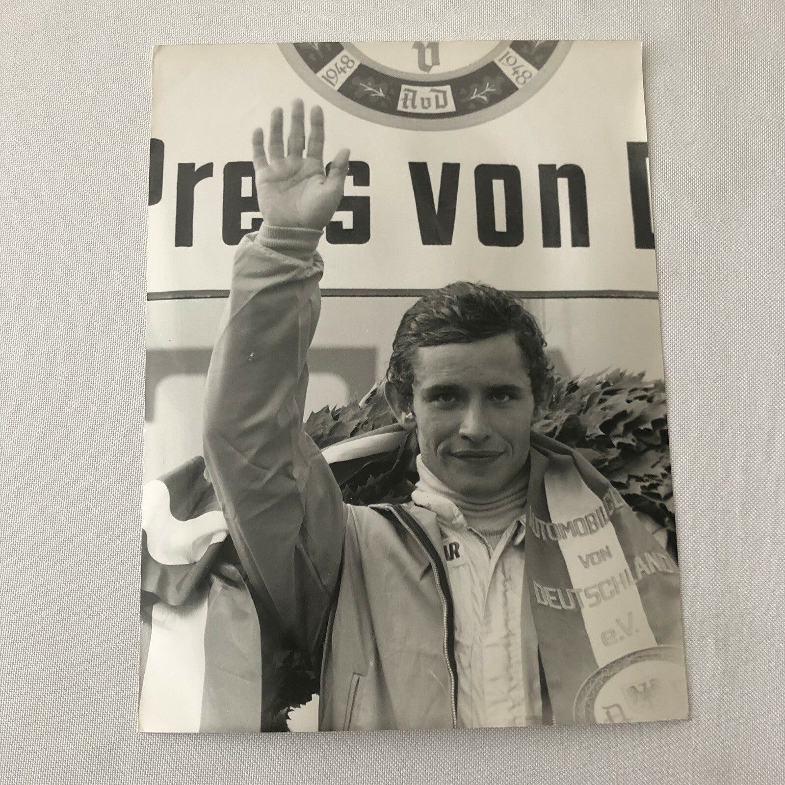 Vintage Racing Photo Photograph Jacky Ickx Driver German Grand Prix 1969 ? DPPI