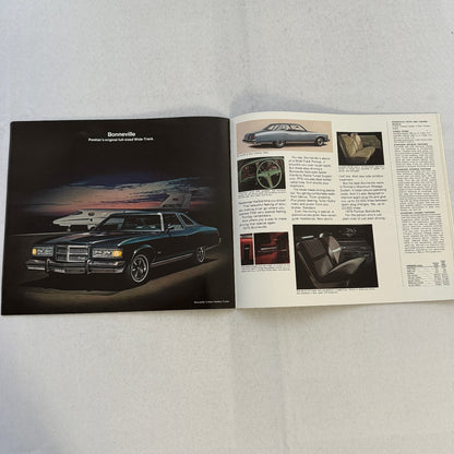 1975 Pontiac Car Sales Brochure Catalog Firebird Grand Am LeMans Grand Ville +
