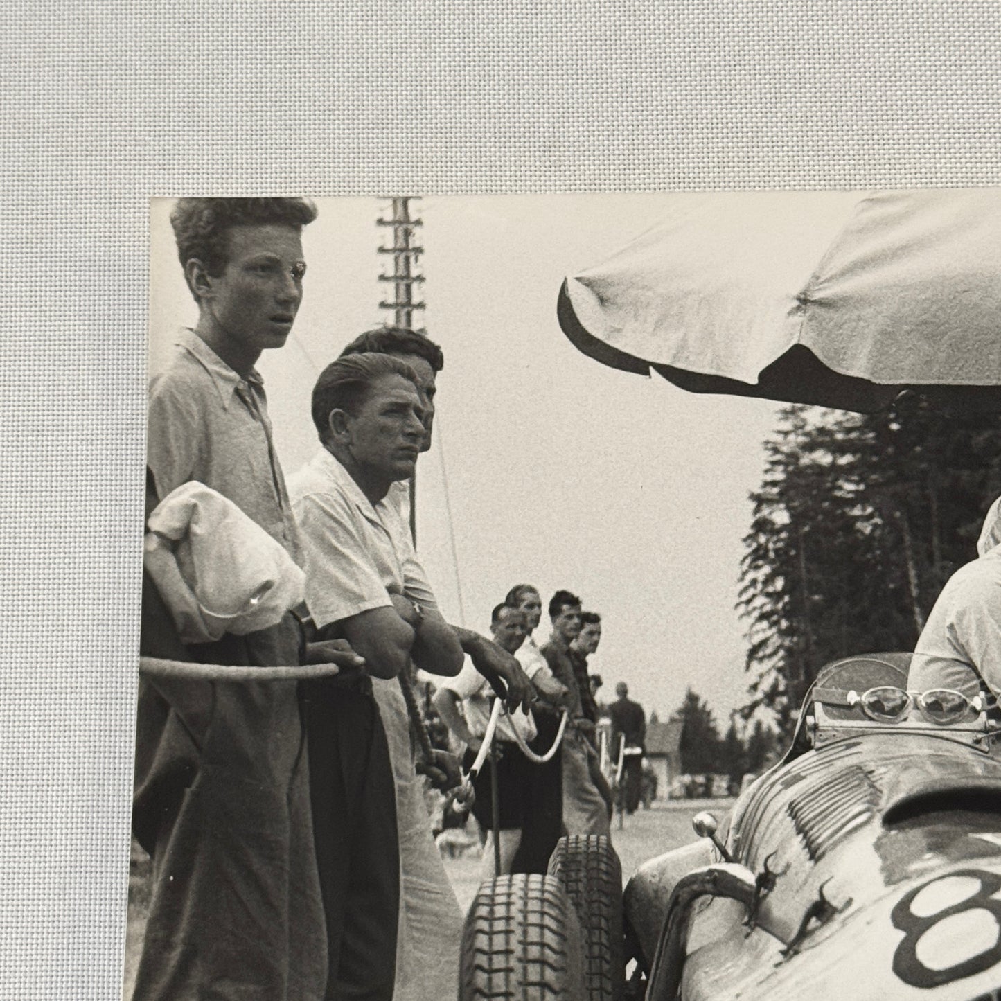 Hans Stuck Racing Car 1950 Race Photo Photograph Vintage Image Modern Print