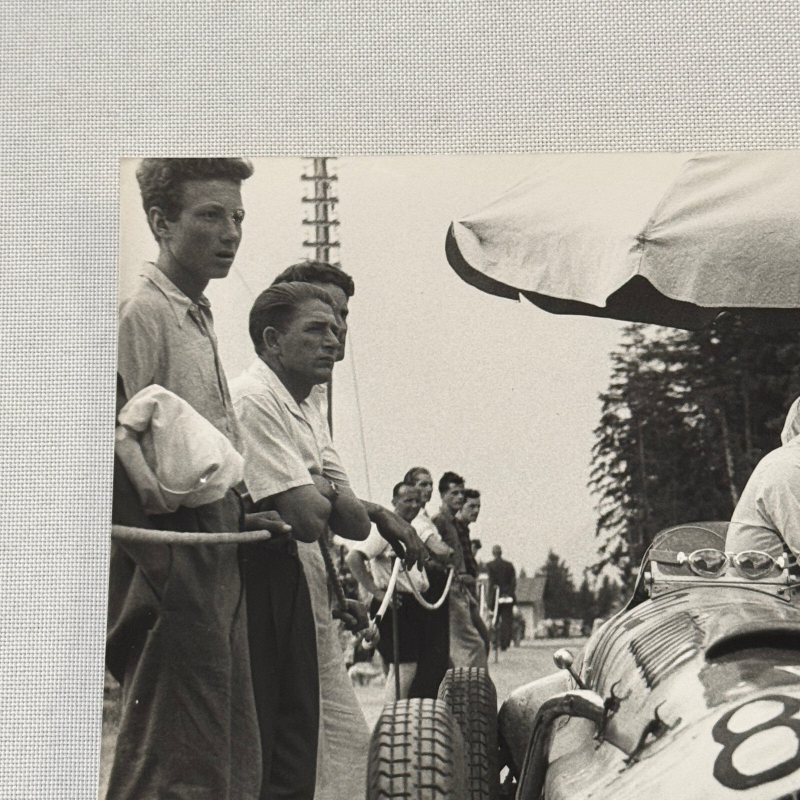 Hans Stuck Racing Car 1950 Race Photo Photograph Vintage Image Modern Print