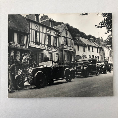 Vintage Antique Car Photo Photograph Print Paris Strausberg Rally Rallye