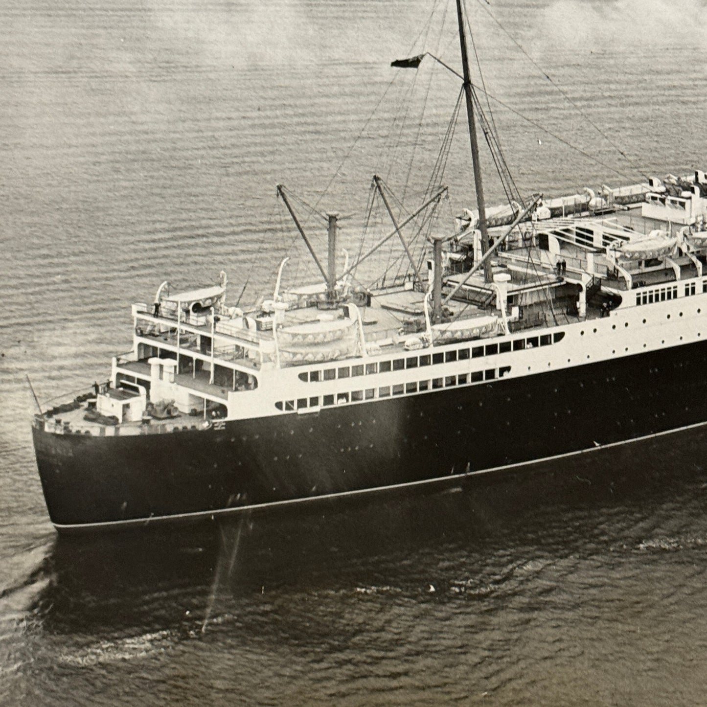 Vintage Boat Ship Photo Photograph RMS Mauretania Clipper