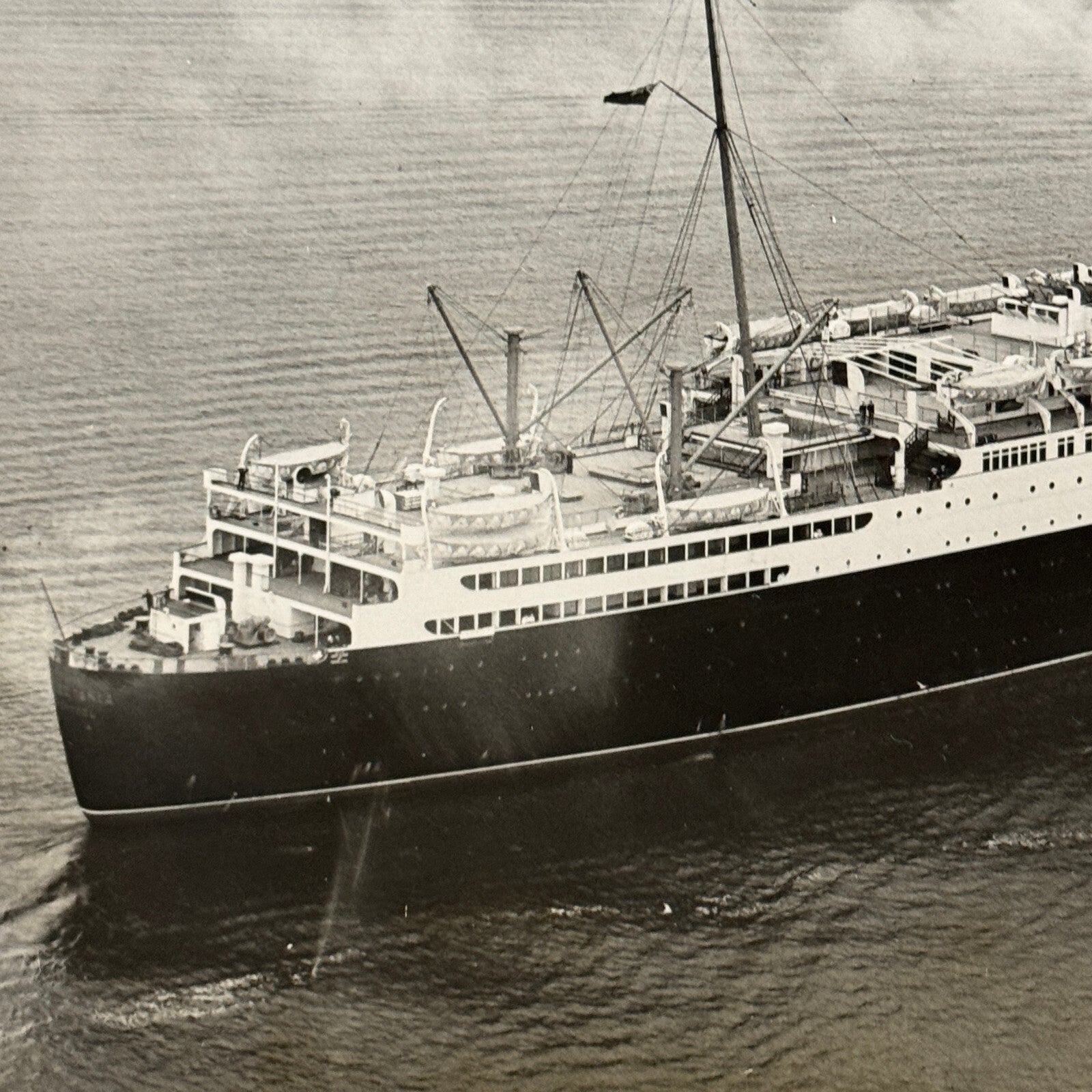 Vintage Boat Ship Photo Photograph RMS Mauretania Clipper