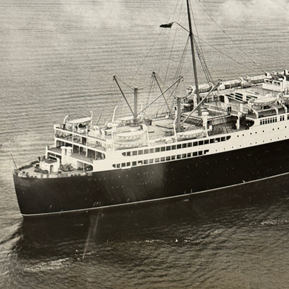 Vintage Boat Ship Photo Photograph RMS Mauretania Clipper