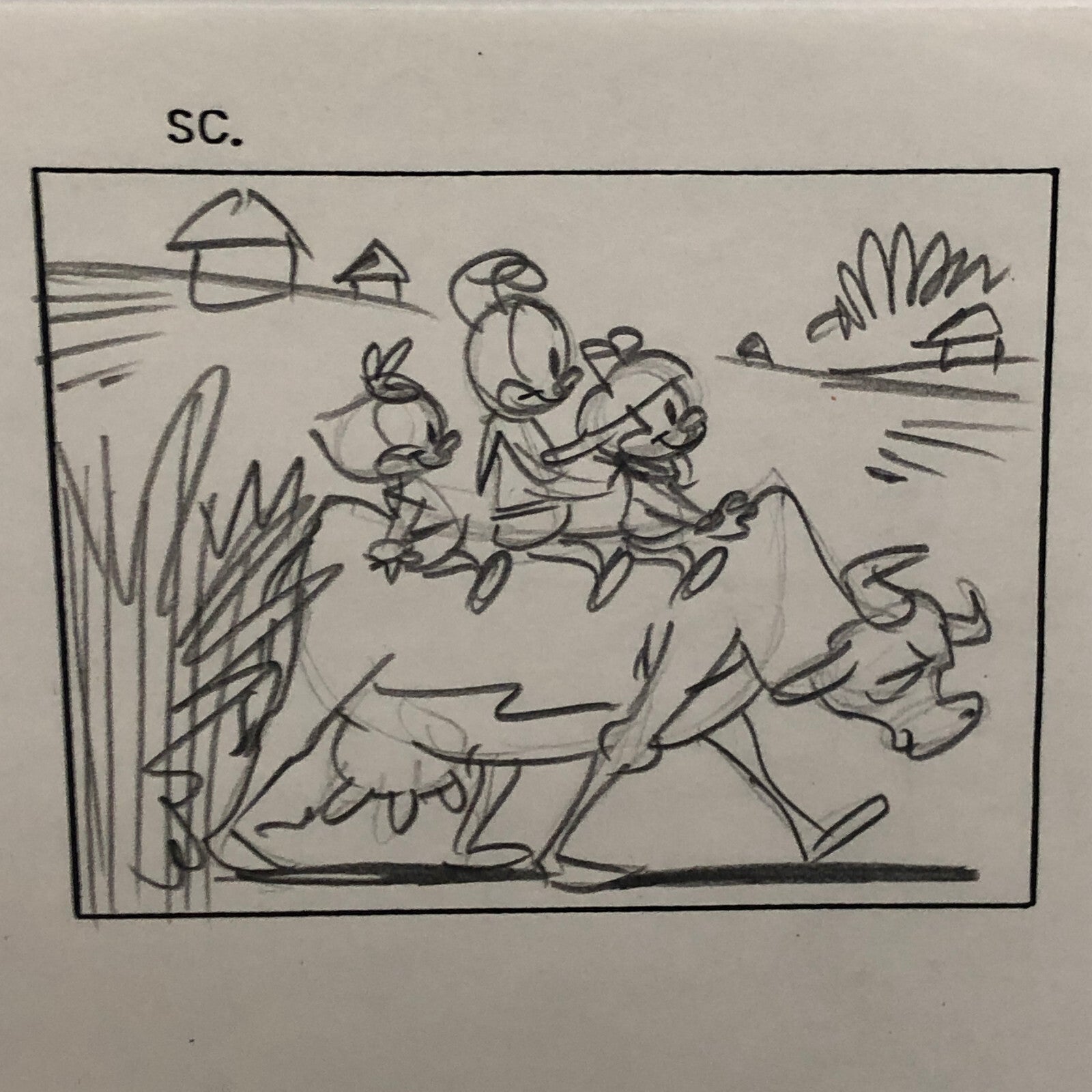 ANIMANIACS Animation Storyboard Illustration Drawing Sketch Art Story Board