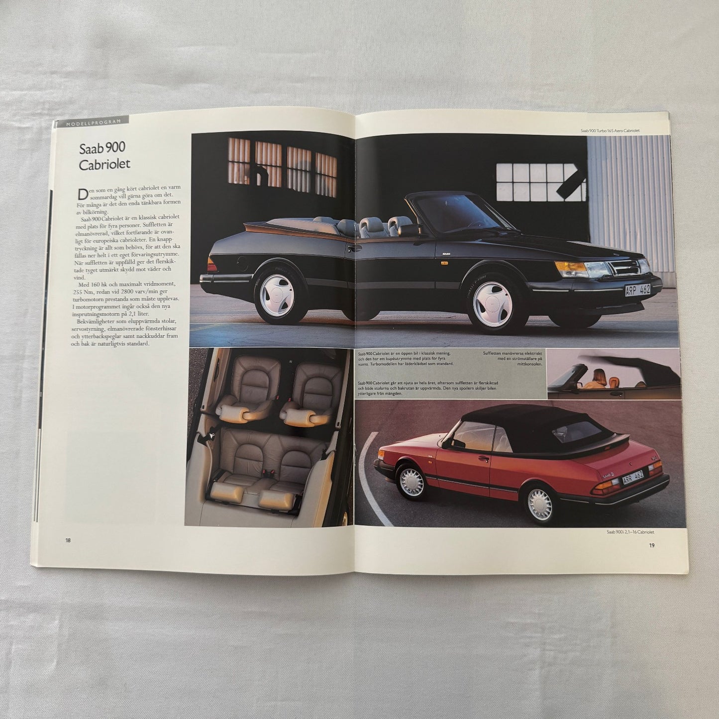 1992 Saab 900 Car Sales Brochure Catalog 900S 900i 900 Turbo Aero SWEDISH