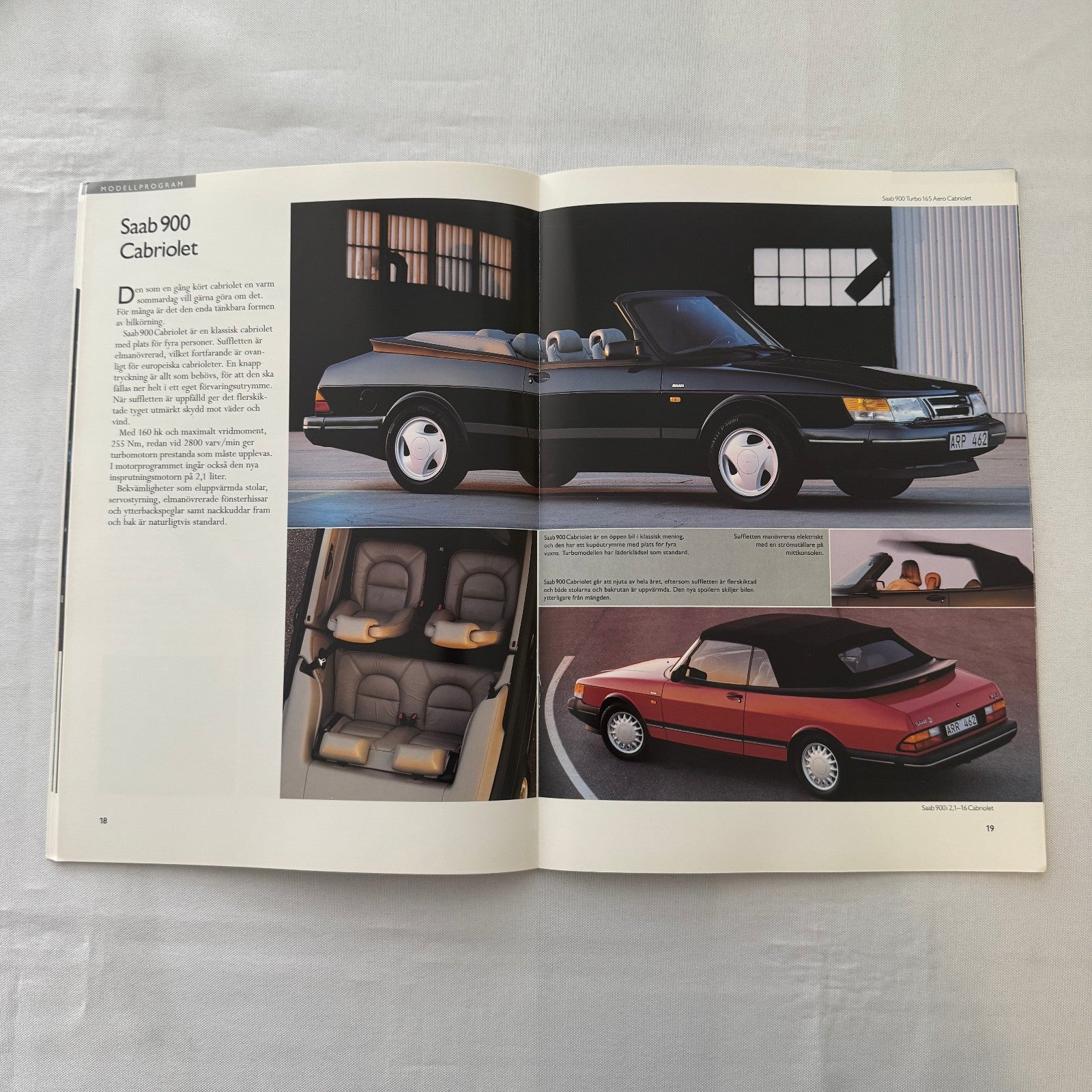 1992 Saab 900 Car Sales Brochure Catalog 900S 900i 900 Turbo Aero SWEDISH