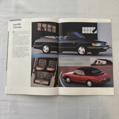 1992 Saab 900 Car Sales Brochure Catalog 900S 900i 900 Turbo Aero SWEDISH