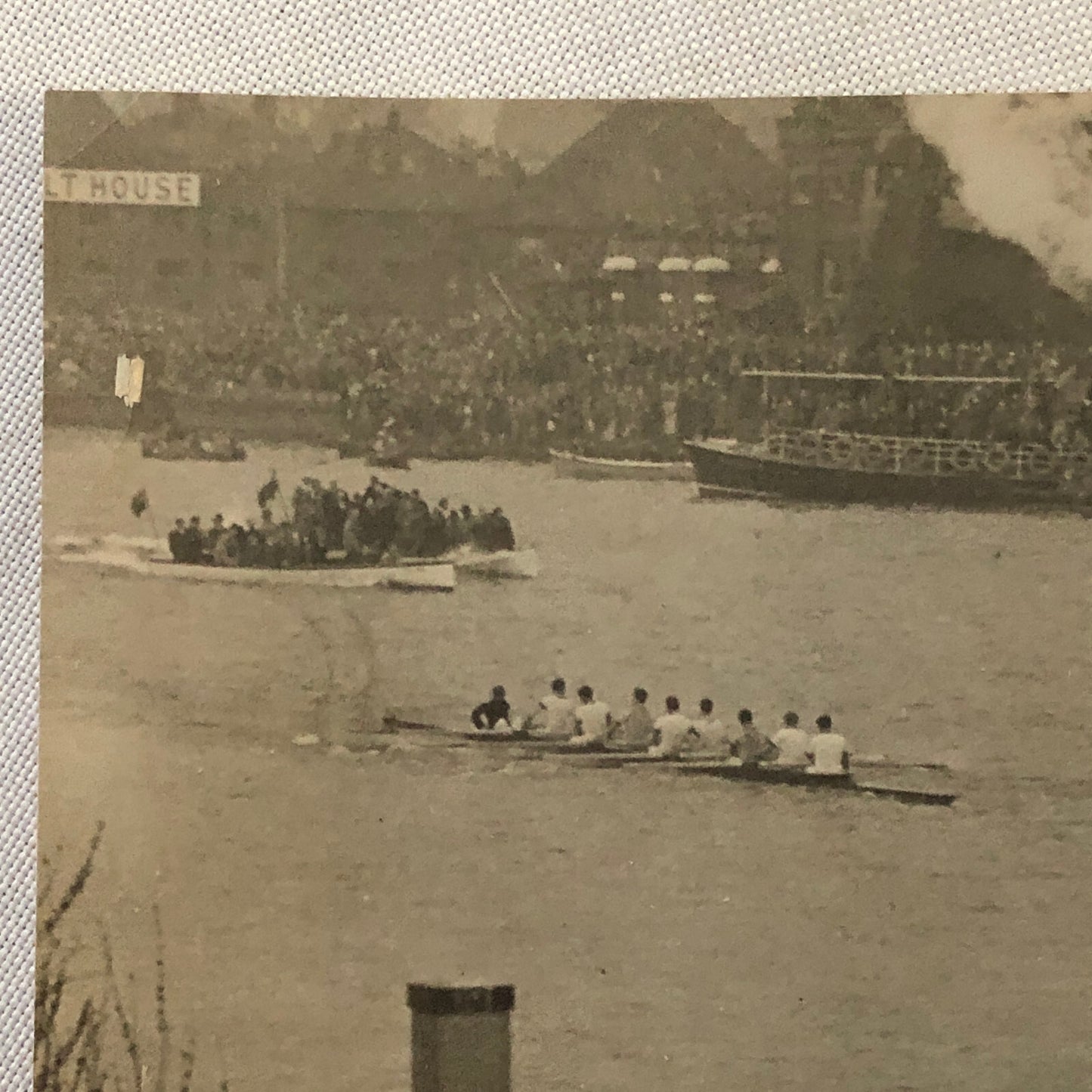 Vintage Press Photo Photograph Cambridge Oxford Rowing Race Britan UK 1933 Rower