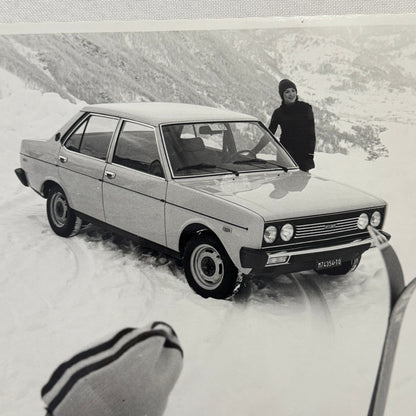 Fiat 131 Mirafiori Special Car Factory Press Photo Photograph Print Vintage 1976