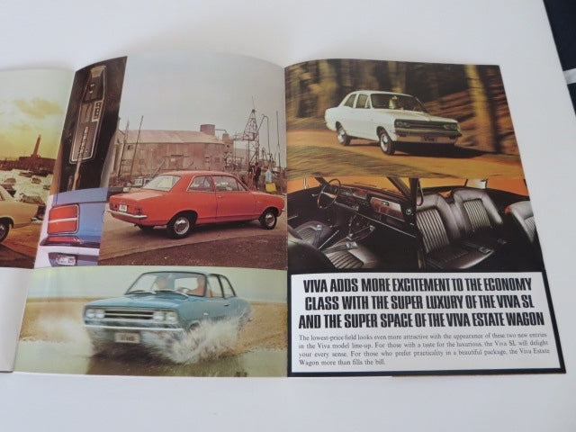 1960s Vauxhall Viva & Estate Wagon Sales Brochure Advertising 