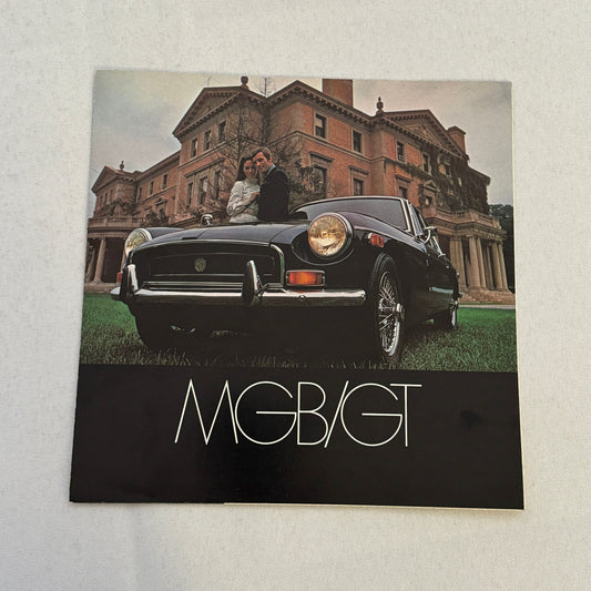 MG MGB GT Vintage Car Sales Brochure Catalog Advertising