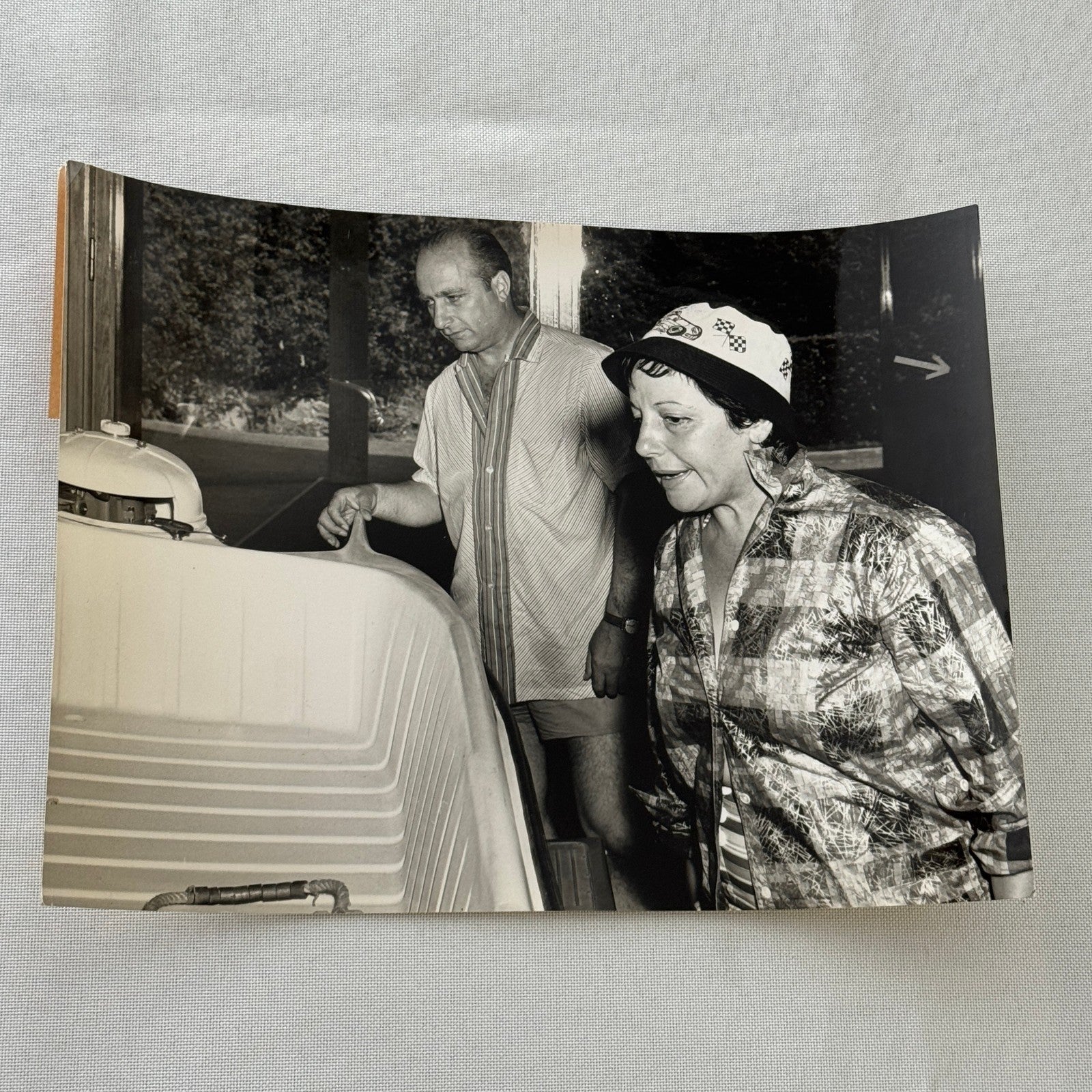 Juan Manuel Fangio Retirement Vacation Holiday Italian Press Photo F1 Racing