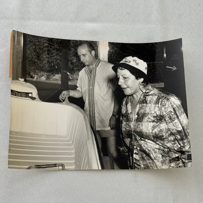 Juan Manuel Fangio Retirement Vacation Holiday Italian Press Photo F1 Racing