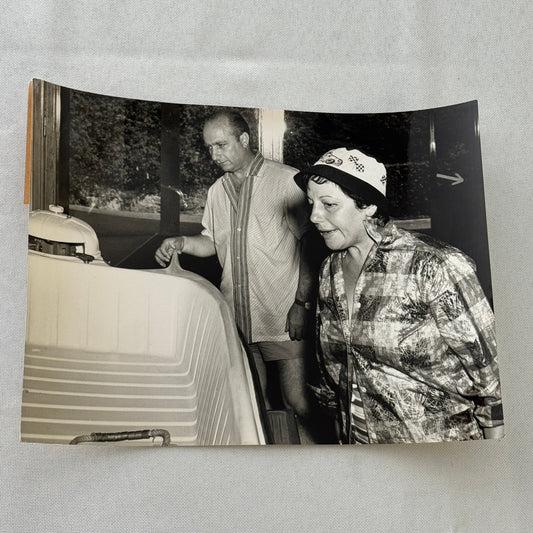 Juan Manuel Fangio Retirement Vacation Holiday Italian Press Photo F1 Racing
