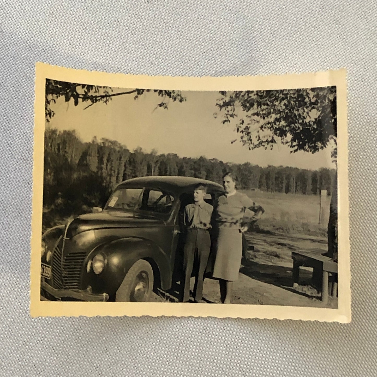 Vintage Car Photo 1951 People Automobile Photograph Lot of 3 AL22SM2