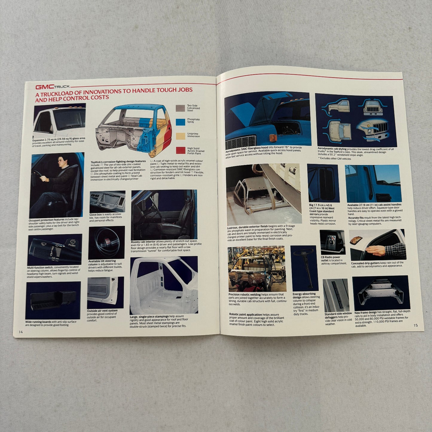 GMC Topkick Truck Sales Brochure Catalog Advertising