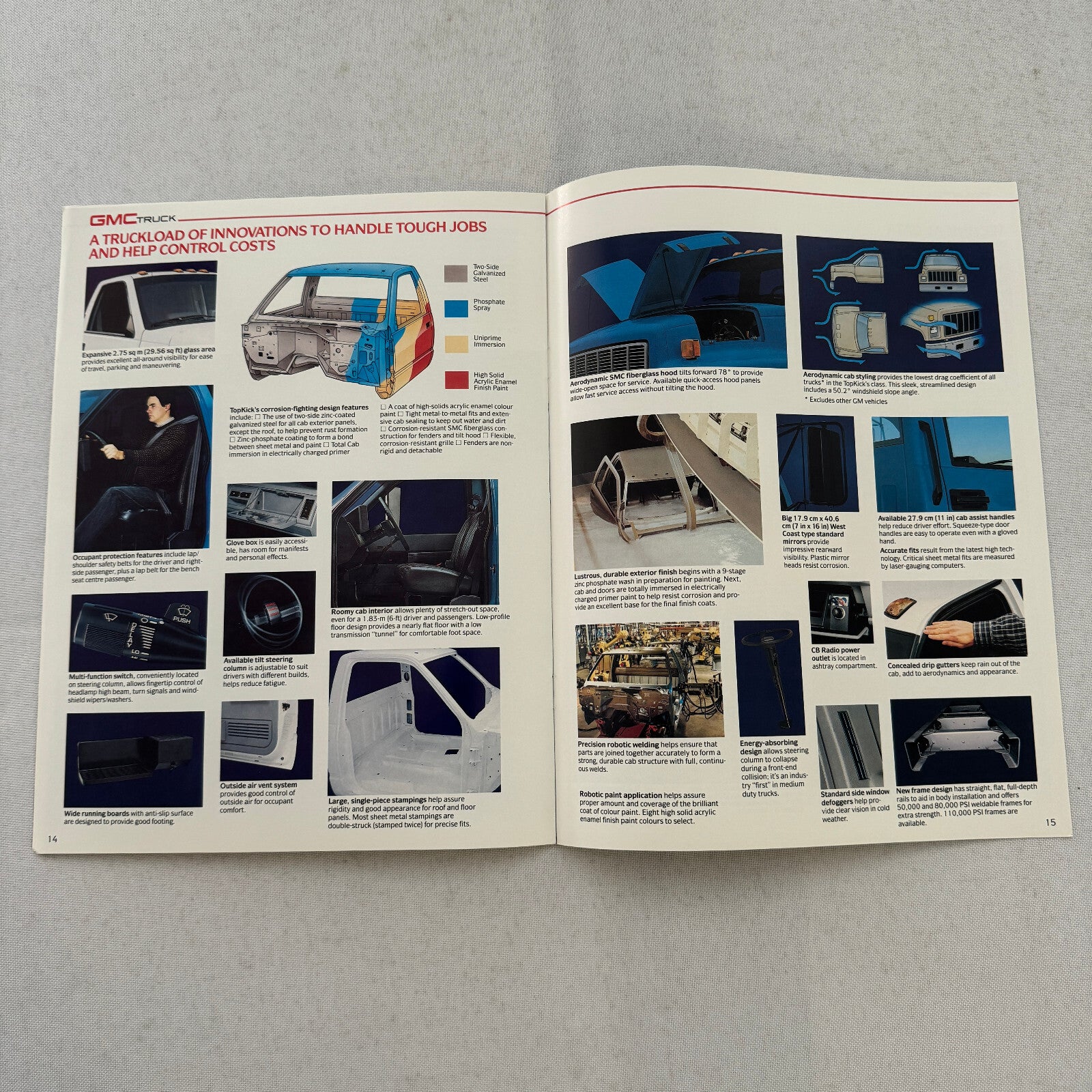 GMC Topkick Truck Sales Brochure Catalog Advertising