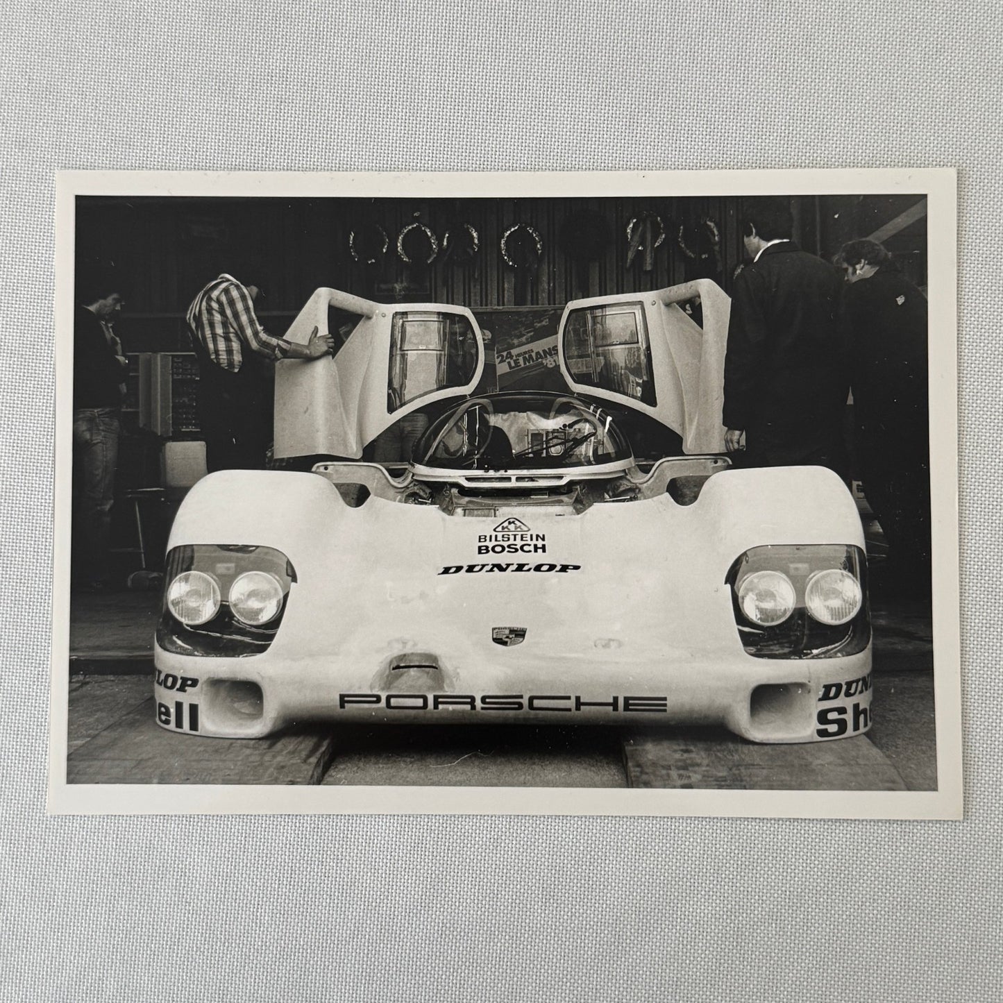 Porsche 956 Race Car Photo Photograph Print Vintage
