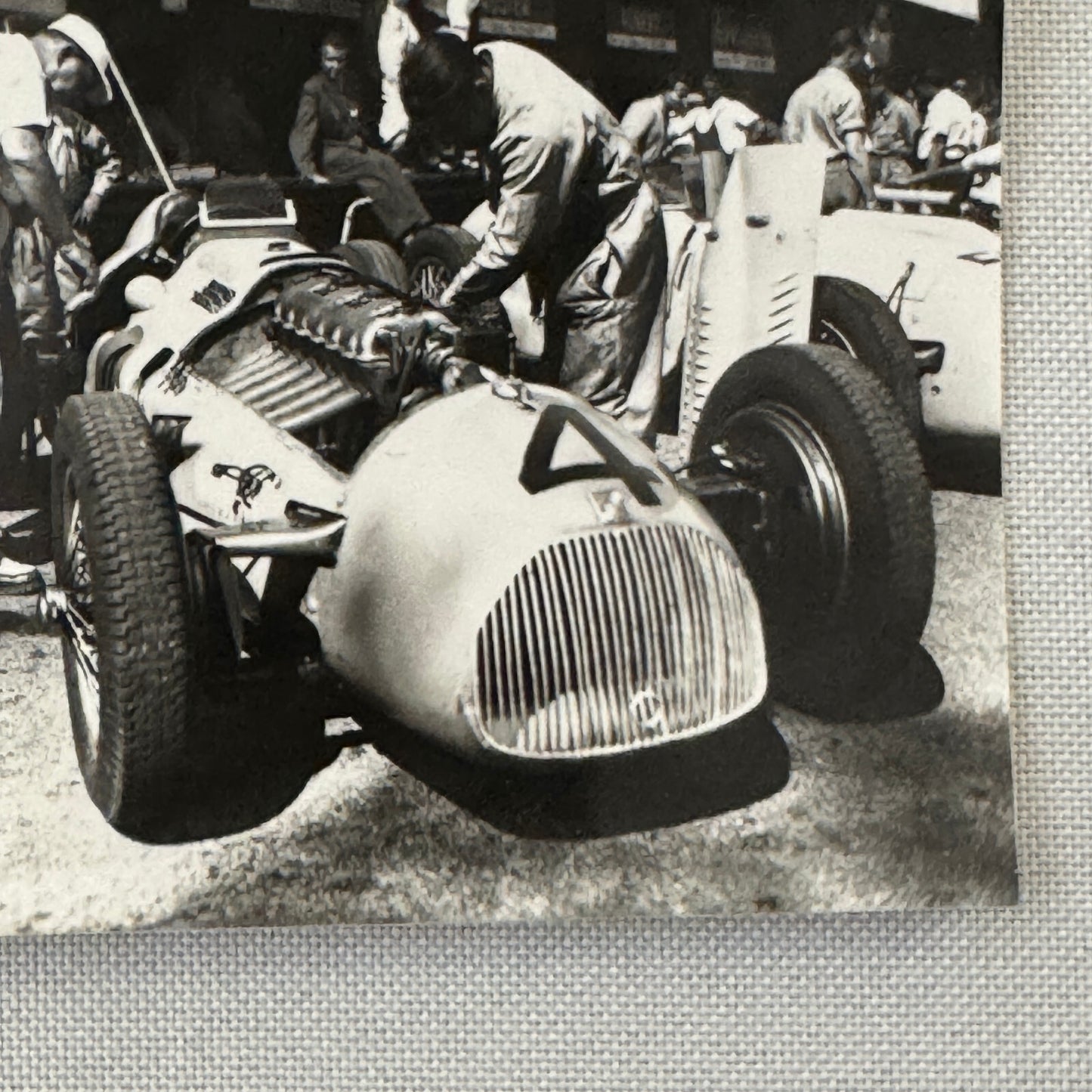 Vintage Talbot Racing Car Photo Photograph 1948 Modern Print