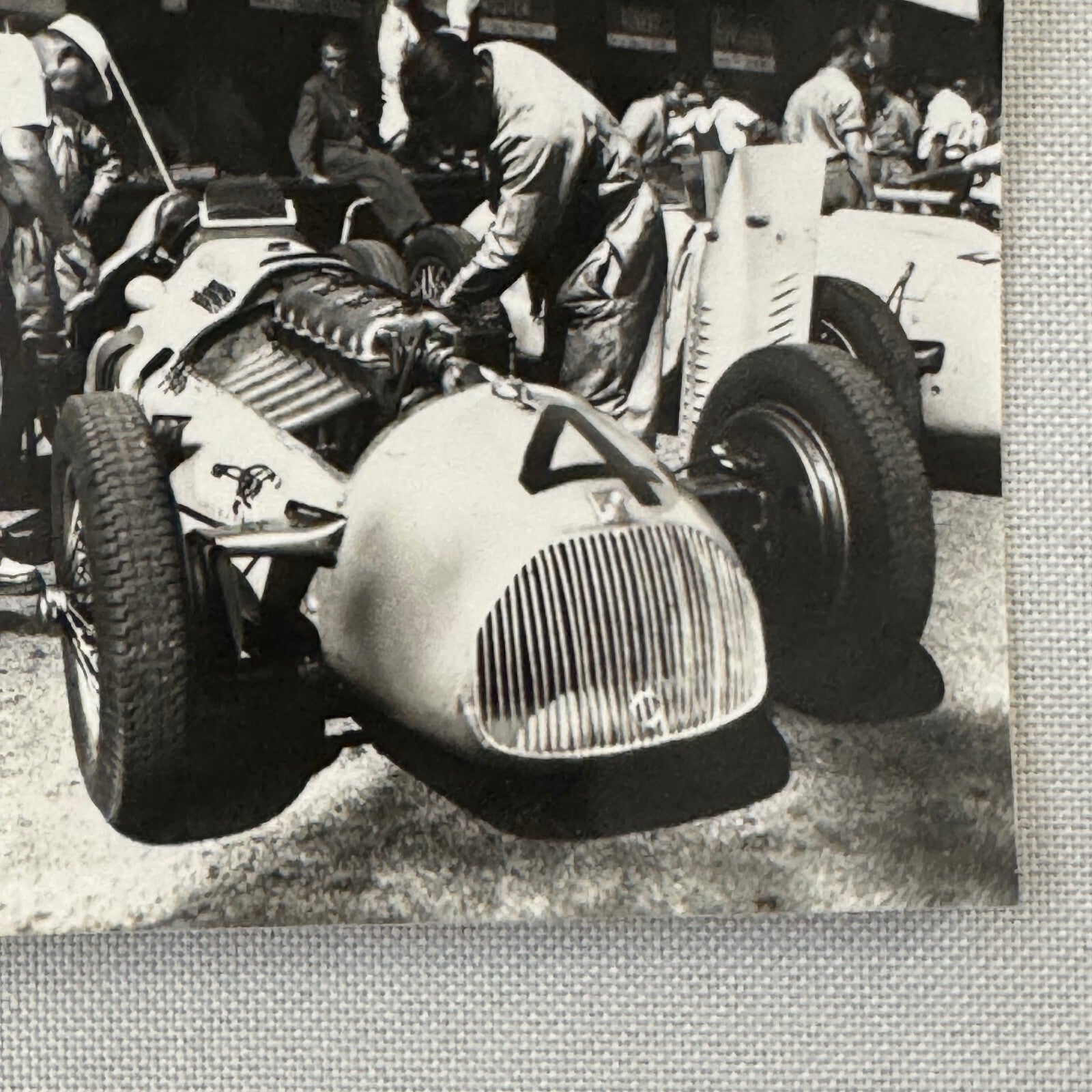 Vintage Talbot Racing Car Photo Photograph 1948 Modern Print