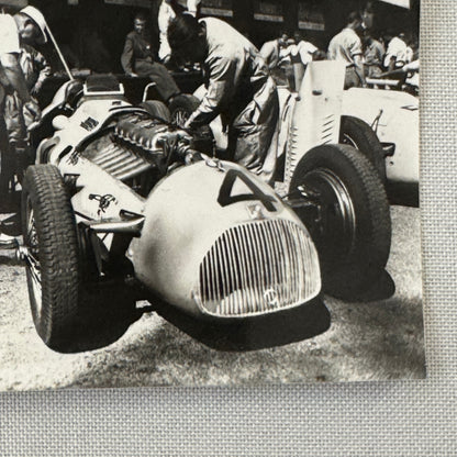 Vintage Talbot Racing Car Photo Photograph 1948 Modern Print