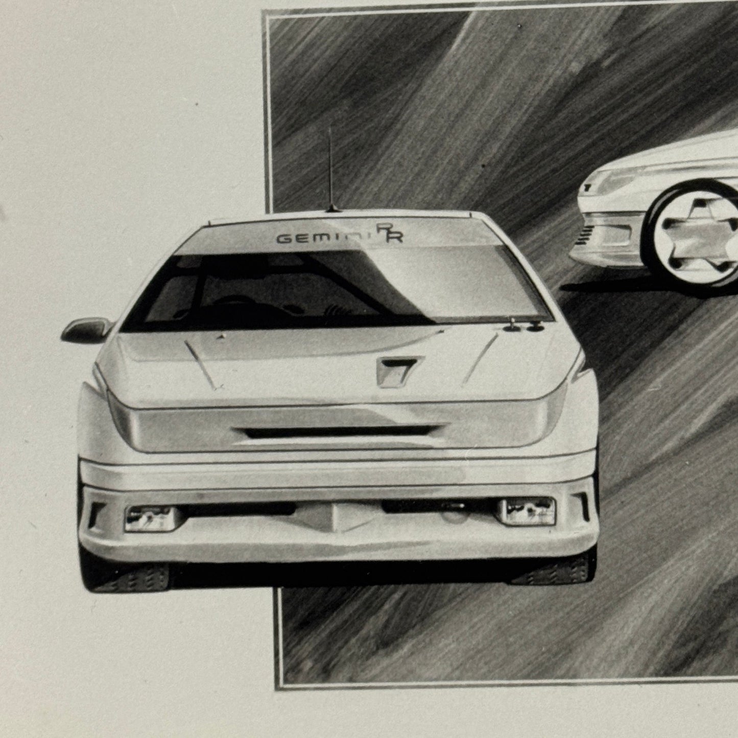 Vintage Isuzu Gemini RR Design Illustration Factory Press Photo Photograph Print