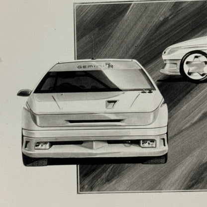 Vintage Isuzu Gemini RR Design Illustration Factory Press Photo Photograph Print