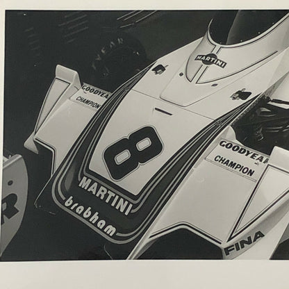 Vintage 1975 Brabham Martini Racing Car Photo Photograph 