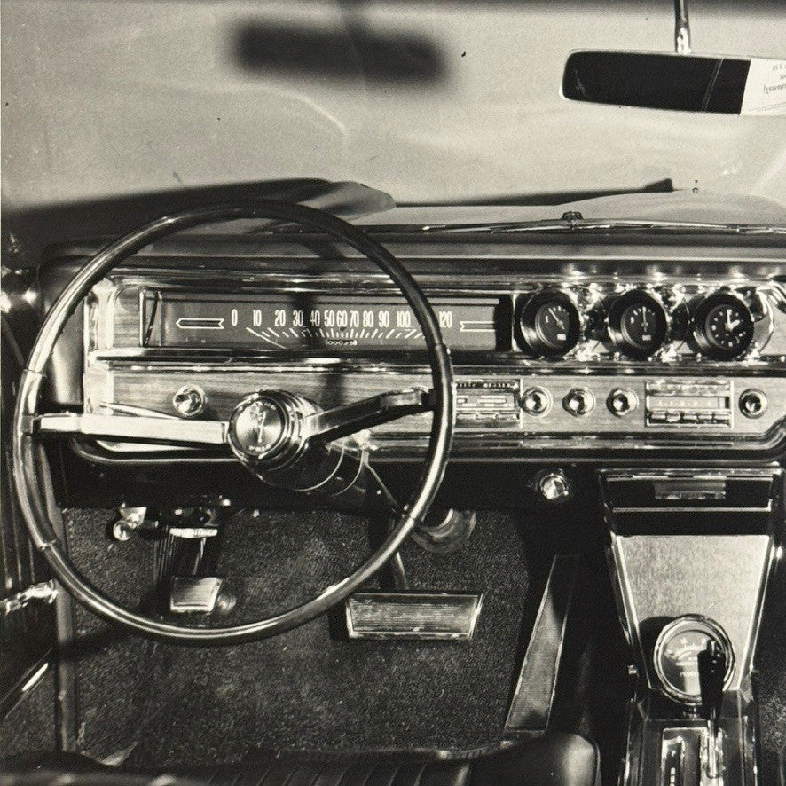 Vintage 1965 Pontiac Grand Prix Interior Car Automobile Photo Photograph Print