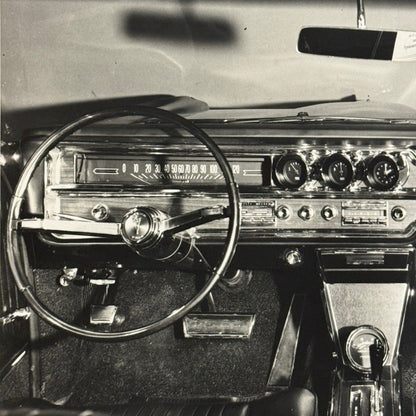 Vintage 1965 Pontiac Grand Prix Interior Car Automobile Photo Photograph Print