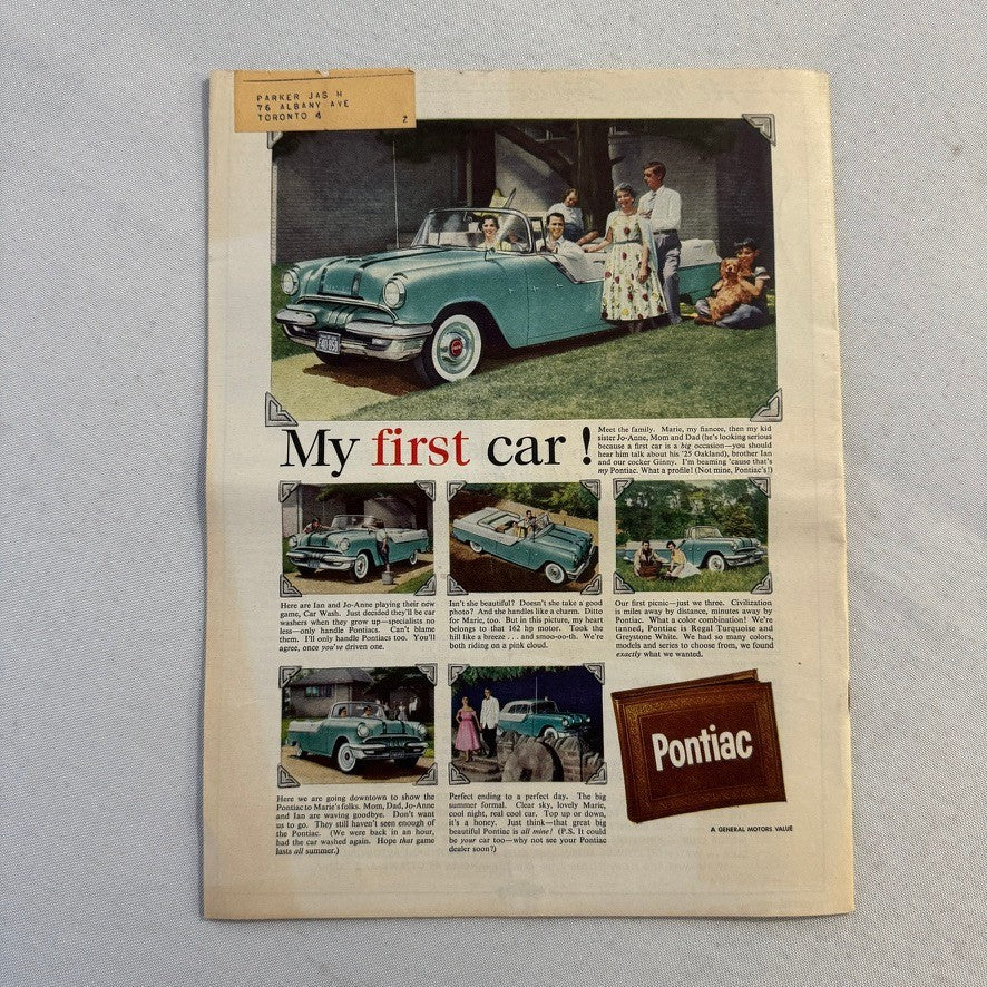 1955 Canadian Motorist Magazine CNE Motor Show Autoshow Glidden Tour September