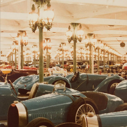 Vintage Bugatti Racing Schlumpf Collection Museum Photo Photograph Print 1984